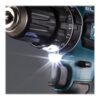 Makita DHP485Z slagborrskruvdragare 18V LXT sidovy med batterifack