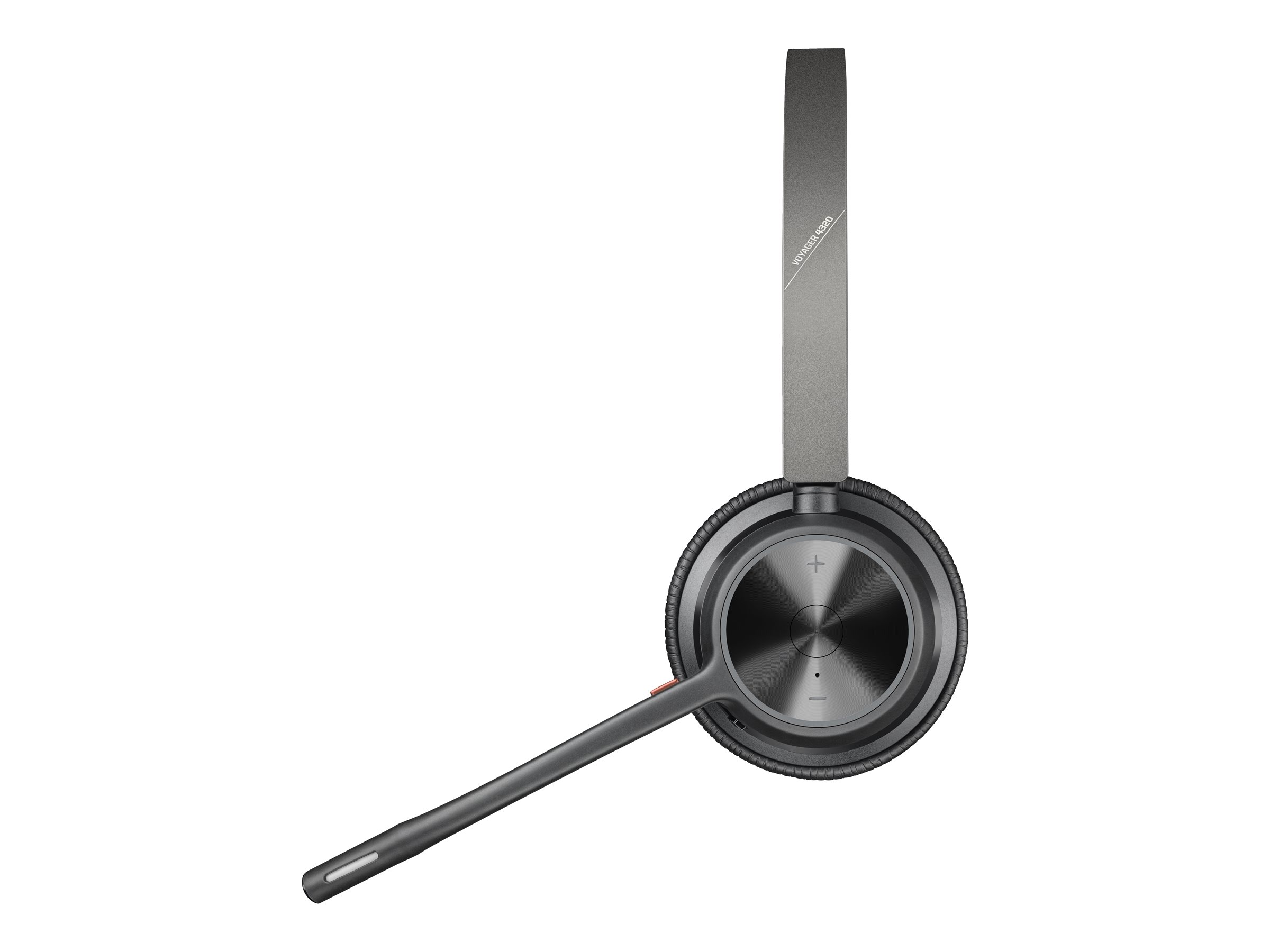 Poly Voyager 4320 headset i profil, bygel i svart