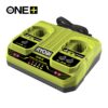 Ryobi RC18240 18V ONE+ dubbelladdare för två batterier samtidigt