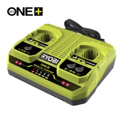 Ryobi RC18240 18V ONE+ dubbelladdare för två batterier samtidigt