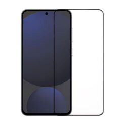 Samsung Galaxy S24 FE skärmskydd med aluminiumram, härdat glas