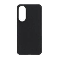 Samsung Galaxy S25 Edge mobilskal silikon svart baksida
