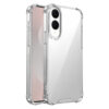 Samsung Galaxy S25 Edge stöttåligt mobilskal i transparent TPU med förstärkta hörn