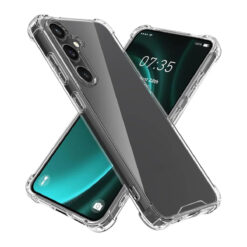 Samsung Galaxy S25 FE genomskinligt stöttåligt skal