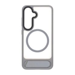 Samsung Galaxy S25 MagSafe-skal med stativ i grått