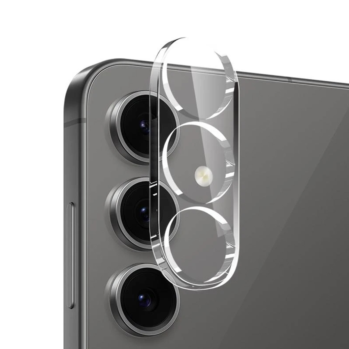 Samsung Galaxy S25 Plus kameraskydd i härdat glas, transparent