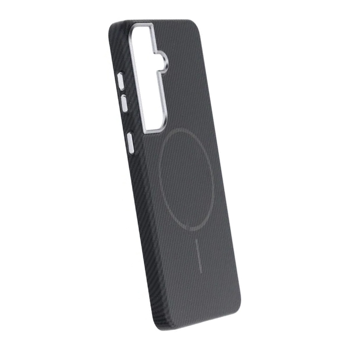 Samsung Galaxy S26 Plus MagSafe-skal carbonmönster svart