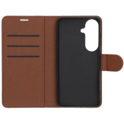 Samsung Galaxy S26 Plus plånboksfodral med stativ brun