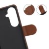 Samsung Galaxy S26 Plus plånboksfodral med stativ brun