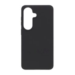 Samsung Galaxy S26 silikonskal i svart, alternativ vinkel bakifrån