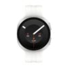 Samsung Galaxy Watch9 40mm Cream smartklocka rakt framifrån med urtavla