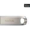 SanDisk Ultra Luxe 512GB USB-minne USB-C 3.2 Gen 1 i silver