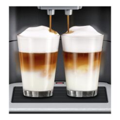 Siemens EQ.6 plus s400 bryggning av två latte macchiato samtidigt med OneTouch DoubleCup