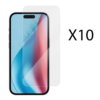 Skärmskydd iPhone 16 / 15 / 15 Pro 10-pack