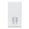 Ubiquiti UniFi U6 Mesh Pro vit accesspunkt sedd bakifrån med monteringsfäste