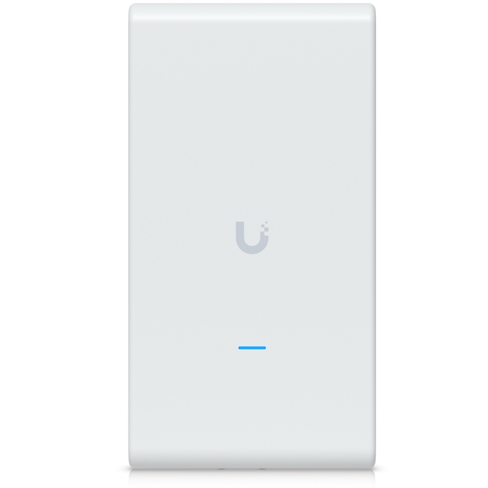 Ubiquiti UniFi U6 Mesh Pro vit Wi-Fi 6 accesspunkt sedd framifrån