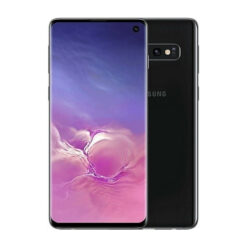 Begagnad Samsung Galaxy S10 128GB svart, framsida och baksida
