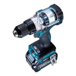 Makita DF001GZ borr-/skruvdragare snett framifrån - 40 V, 140 N·m