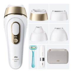 Braun Silk·expert Pro 5 PL5412 IPL-apparat med huvuden, rakhyvel och förvaringsväska
