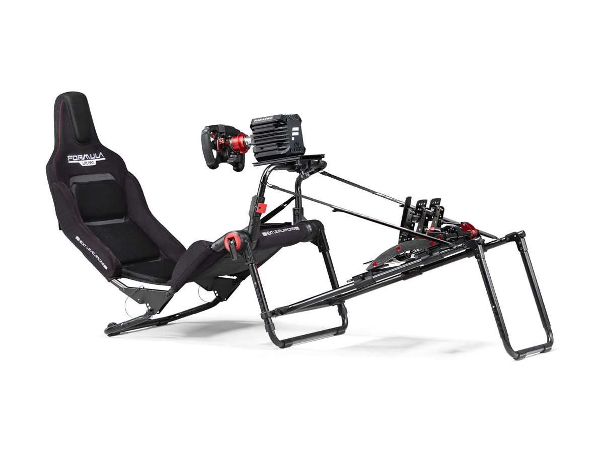 Next Level Racing Formula Lite Pro cockpiten med ratt och pedaler (säljs separat)