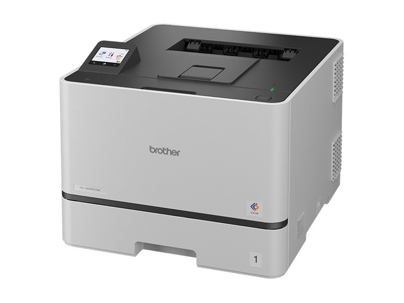 Brother HL-L8430CDW färglaserskrivare, sedd snett framifrån