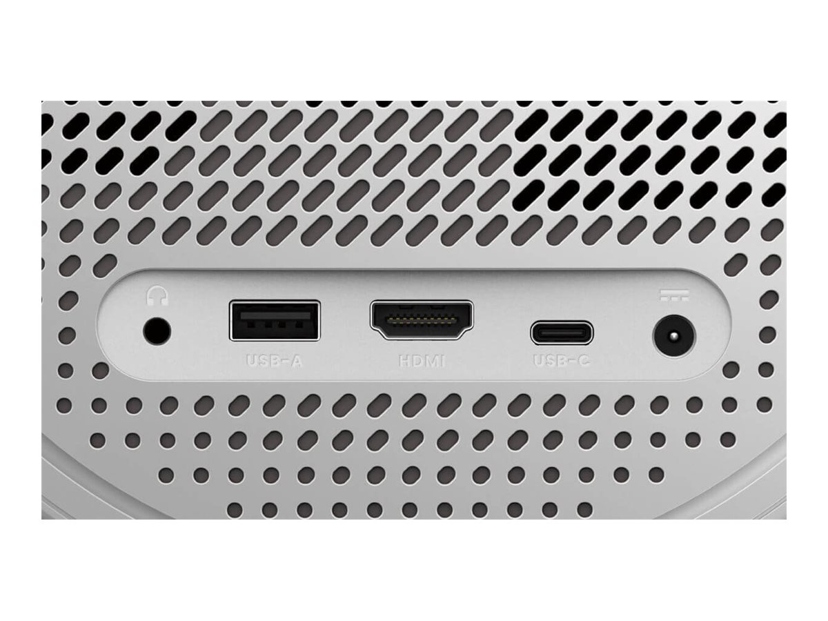 BenQ GV50 bärbar laserprojektor anslutningar USB och HDMI