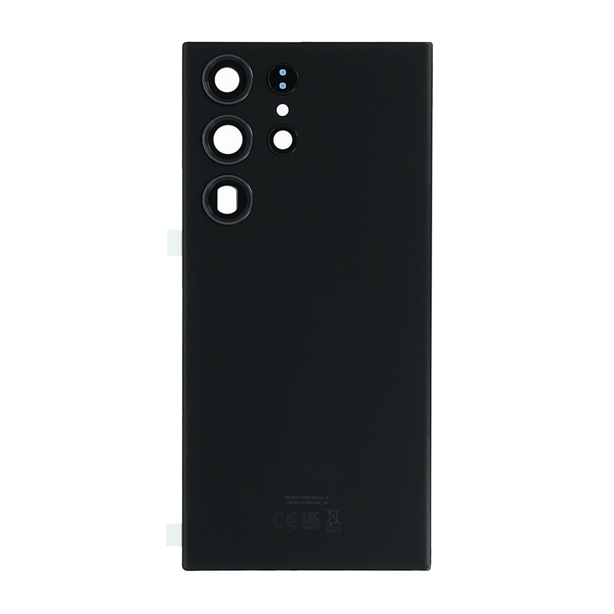 Samsung Galaxy S23 Ultra baksida Phantom Svart, framsida