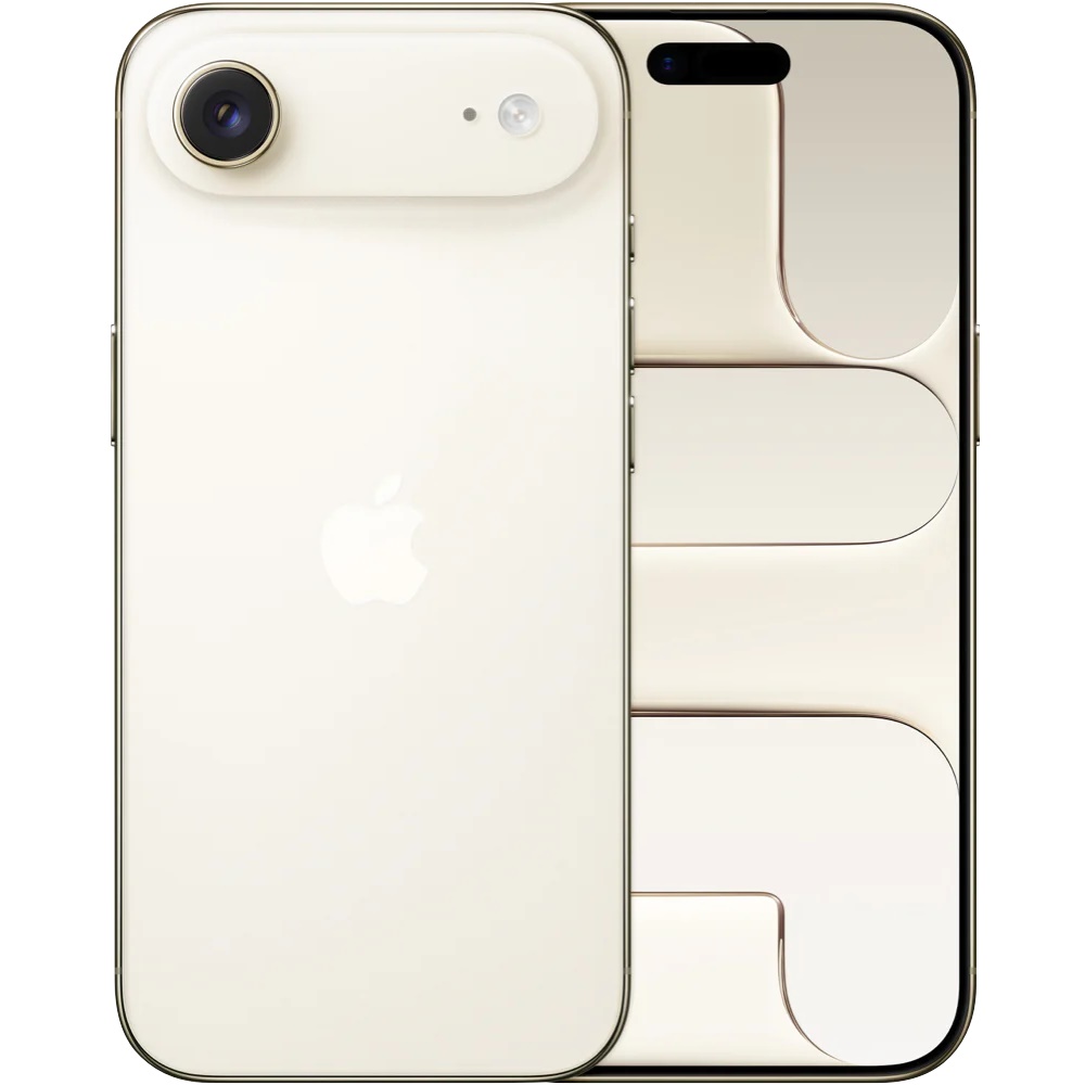 Apple iPhone Air 256 GB Ljust guld – Fram- och baksida