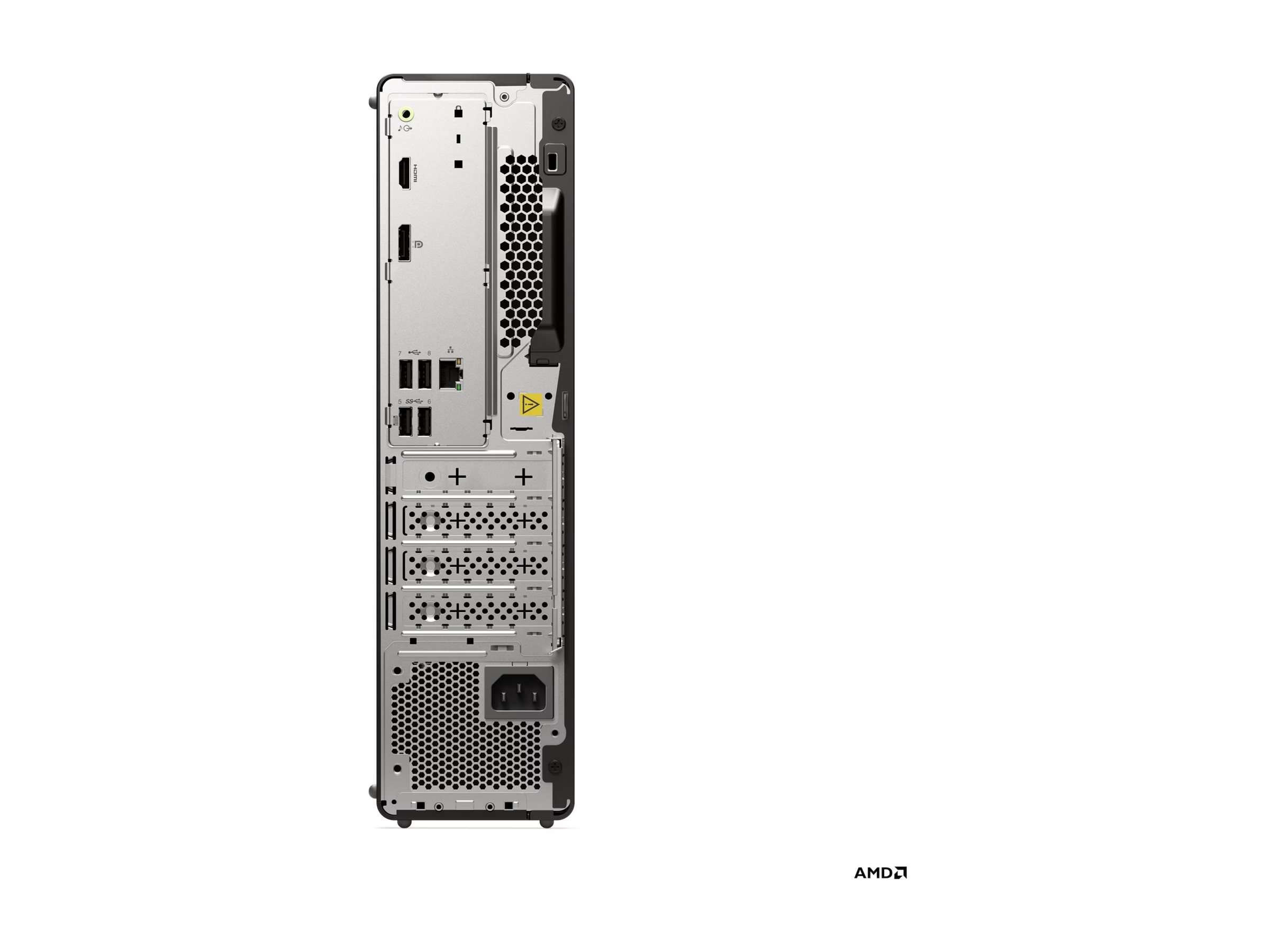 Lenovo ThinkCentre neo 55s Gen 6 SFF, baksida med anslutningar