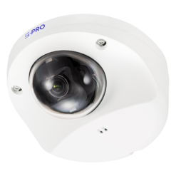 i-PRO WV-S32302-F2L kompakt nätverkskamera för inomhus, vit dome med IR-lampa
