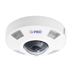 i-PRO WV-S4556LA 360 graders fisheye-kamera för utomhus, vit med IR-lampor