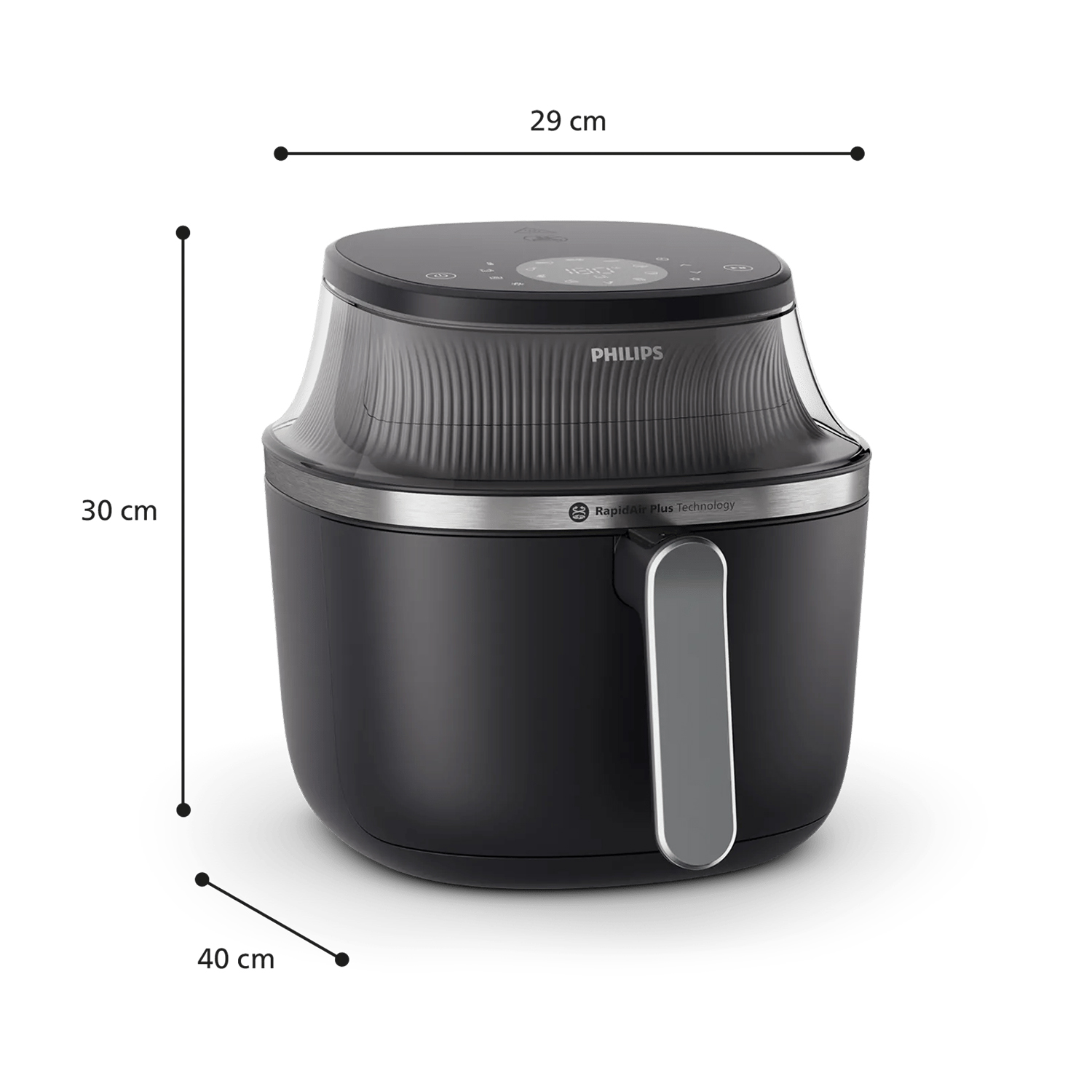 Philips Airfryer 3000 Series NA321/00 mått och storlek