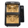 Tristar Airfryer FR-9074 – Båda korgarna utdragna med tillagad mat