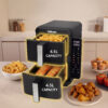 Tristar Airfryer FR-9074 – Airfryer och färdiglagad mat på ett bord