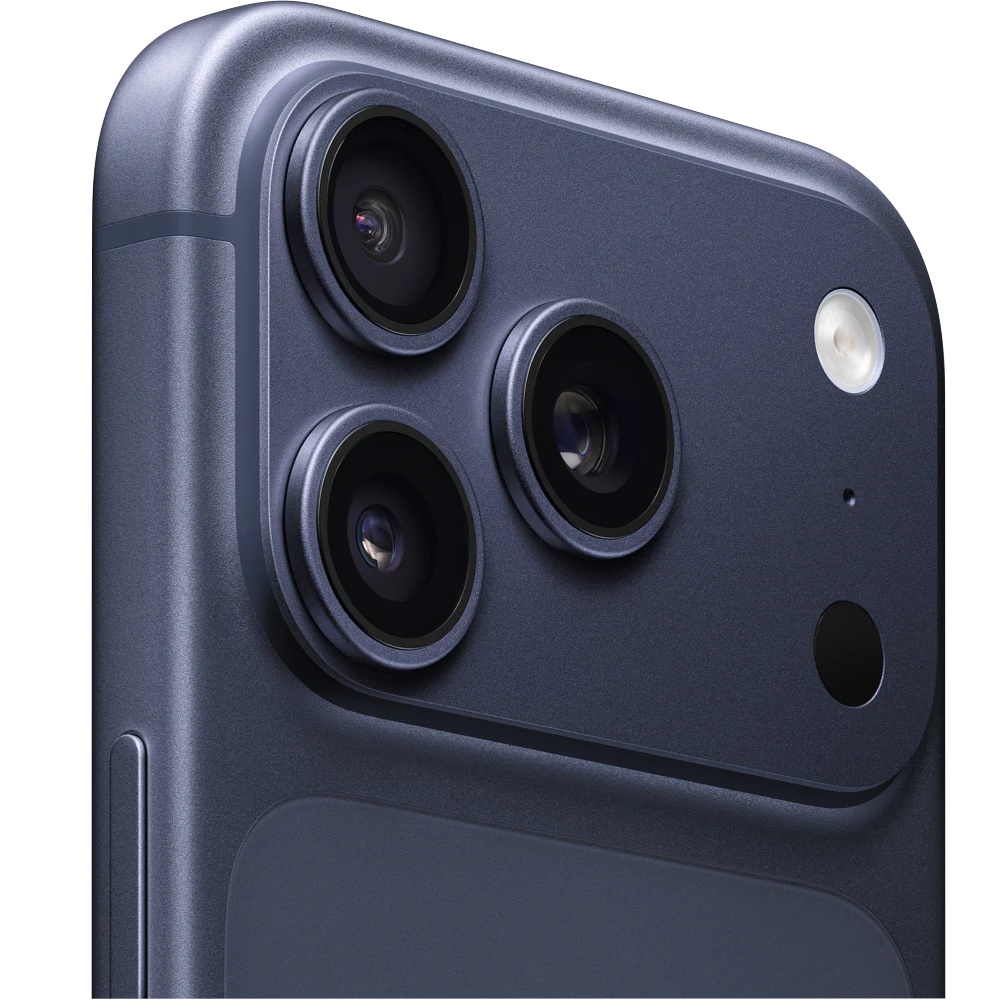 Apple iPhone 17 Pro 512GB Blå – kameramodul med tre linser