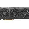 ASUS Prime Radeon RX 9070 XT OC Edition grafikkort sett rakt framifrån med tre fläktar