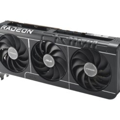ASUS Prime Radeon RX 9070 XT OC Edition grafikkort sett snett framifrån