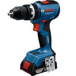 Bosch Professional GSB 18V-65 sladdlös slagborrmaskin med batteri sedd från sidan