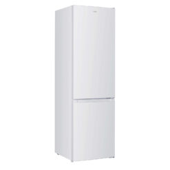 Vit Candy kyl/frys kombi 180x55 cm sedd i vinkel