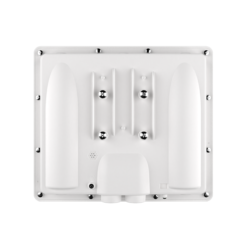 Baksidan av D-Link DAP-X3060OU accesspunkt med monteringsfäste och kabelkåpa