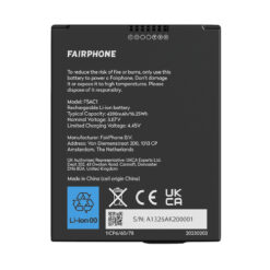 Fairphone 5 batteri, framifrån