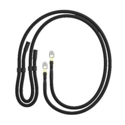 Lanyard (bärband) till Fairphone 6, färgen svart, framifrån