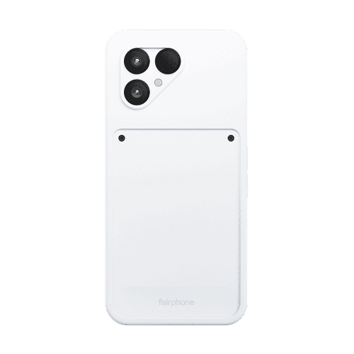 Skyddsskal till Fairphone 6 i färgen vit, alternativ vy
