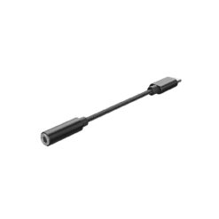 Ljudadapter från USB-C till 3,5 mm i färgen svart, alternativ vy