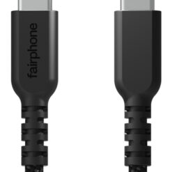 USB-C-kabel på 1 m i färgen svart, alternativ vy