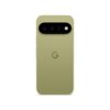 Google Pixel 11 i grönt (Pistachio) sedd bakifrån med kamerablock