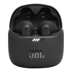 JBL Tune Flex laddningsetui med trådlösa earbuds i svart