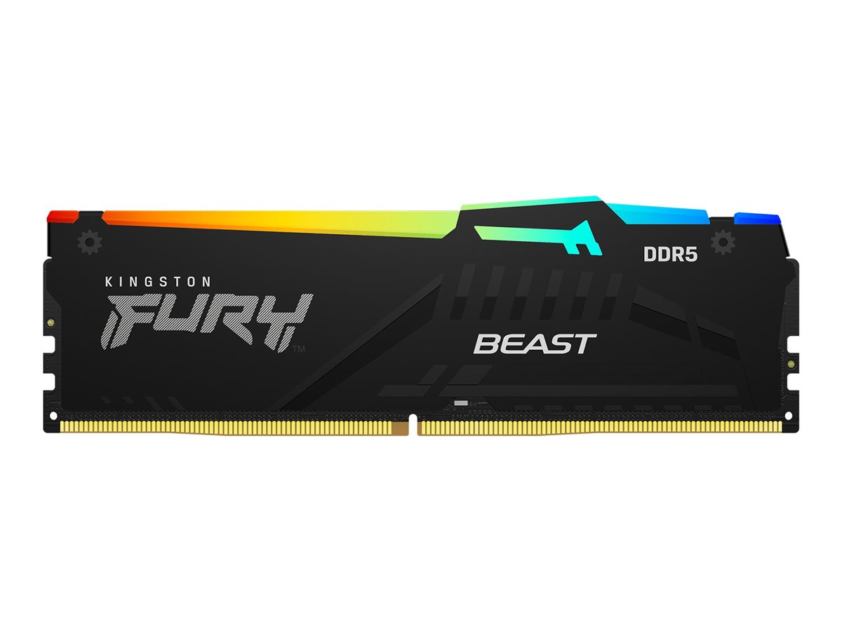Kingston FURY Beast RGB DDR5 128 GB minneskit med RGB-belysning