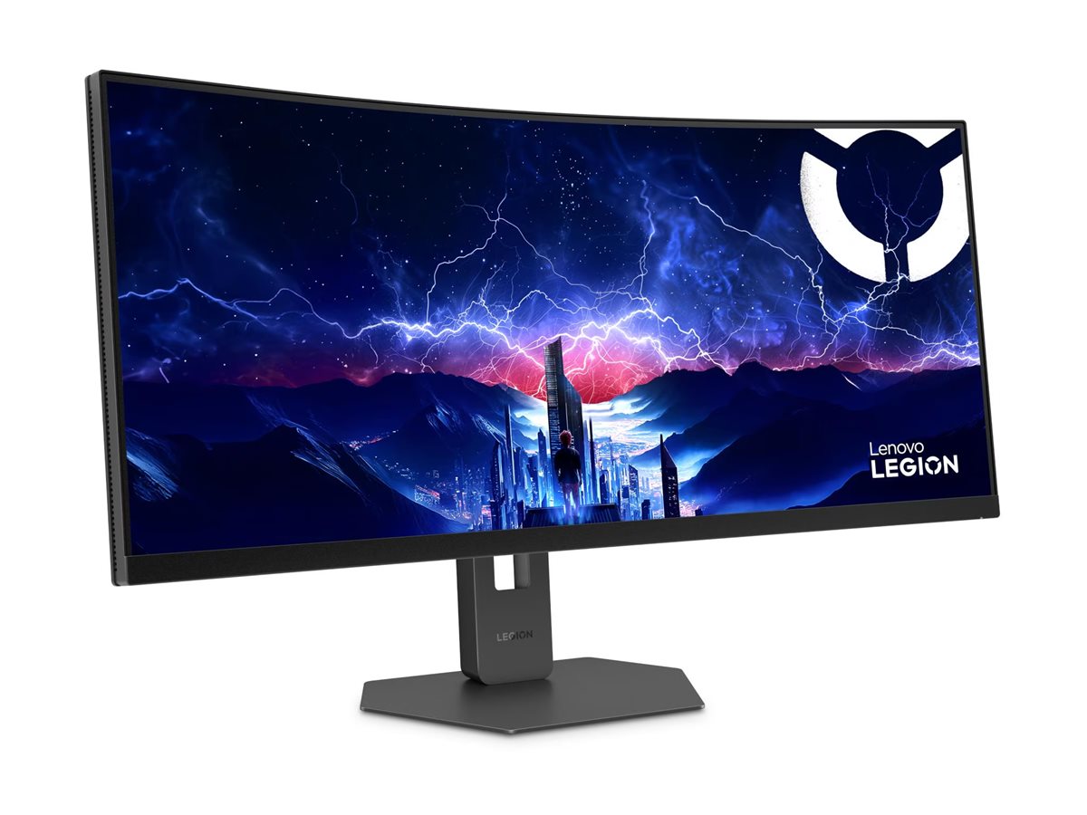 Lenovo Legion 34W-2c böjd 34 tum UltraWide-skärm sedd framifrån