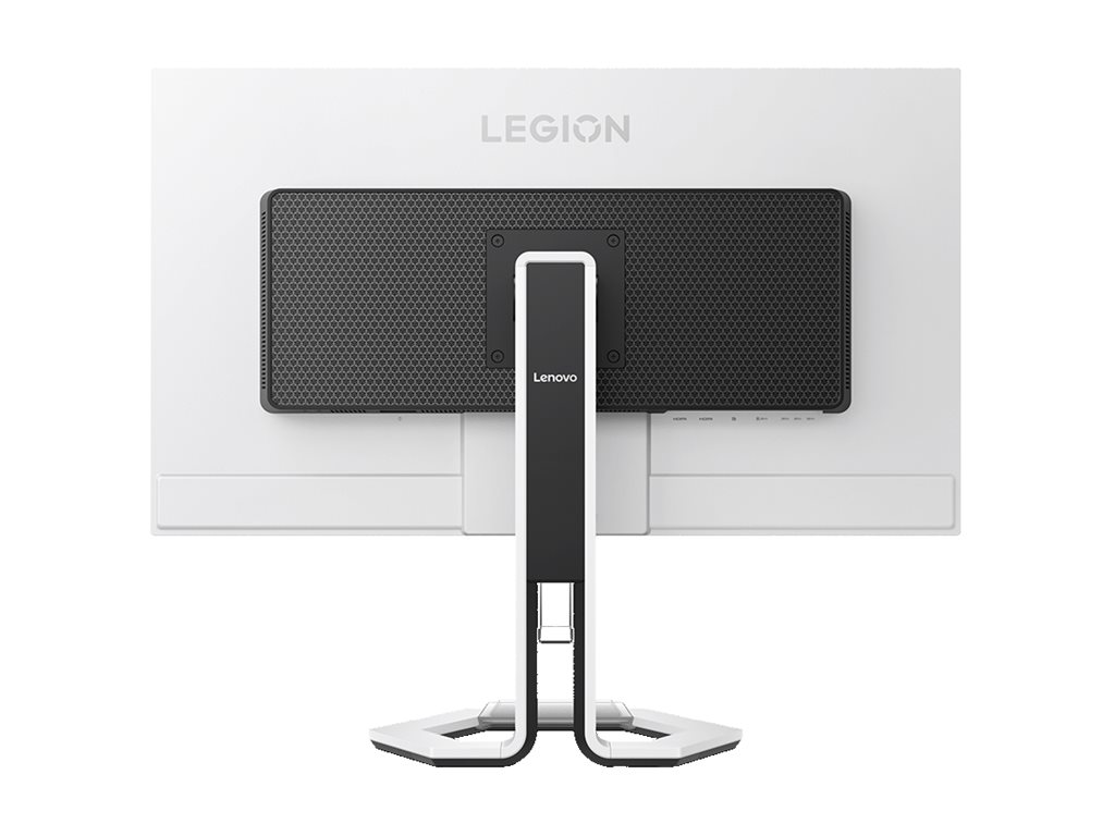 Baksidan på Lenovo Legion 34W-2c skärm med fot